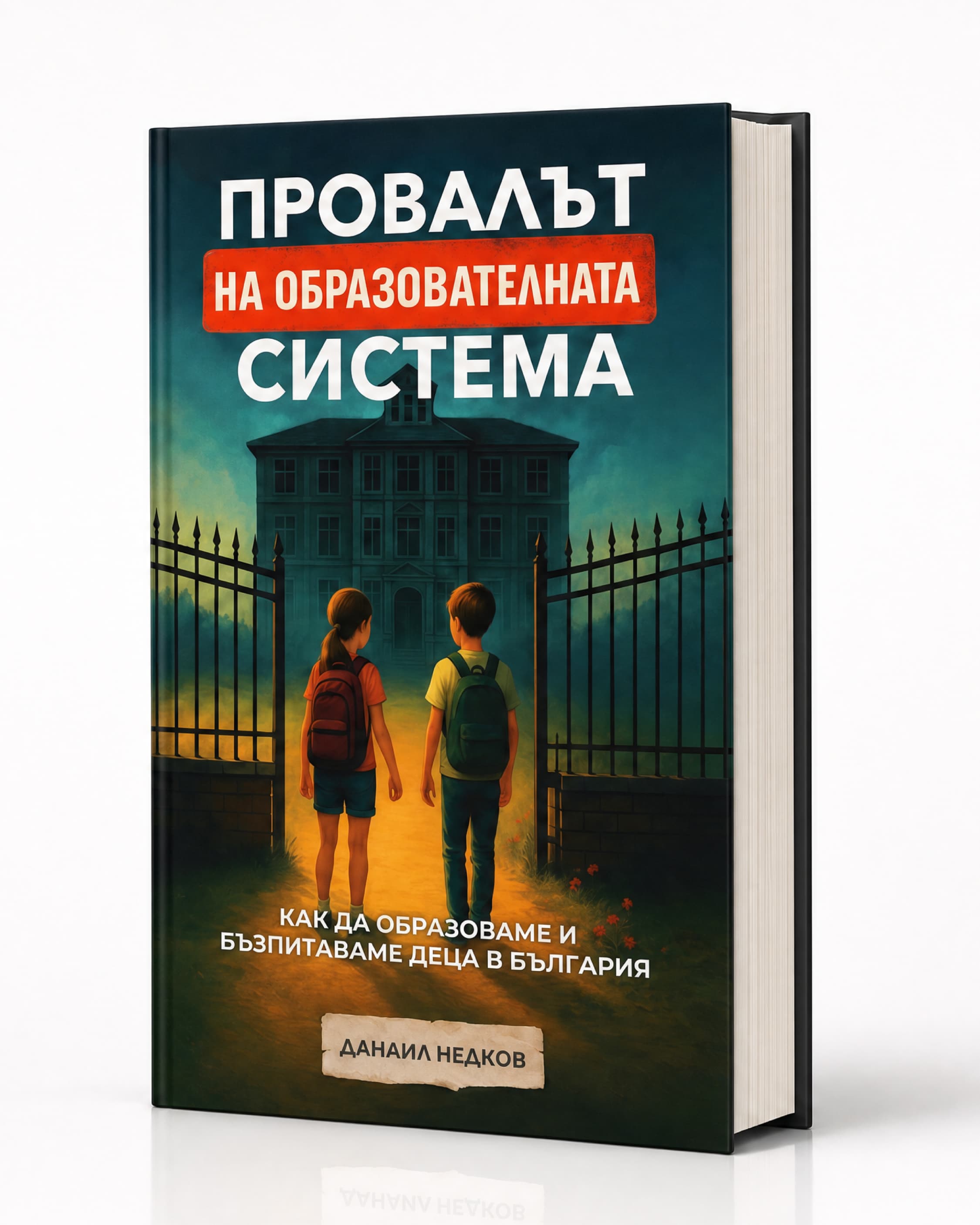 Провалът на образователната система — корица на книгата